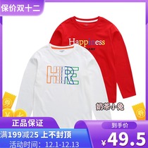 Balabala childrens clothing boy long sleeve T-shirt casual bottoming coat 2019 Autumn New 22003191101