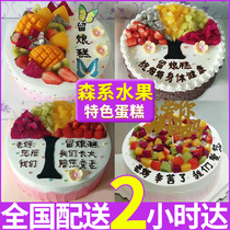 Senteo Fruit Reunion Leap Mother Birth Day Cake Thanksgiving Creative Custom Network Red National Tongcheng Distribution Beijing