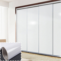 Kitchen oil-proof pure white cabinet sub-desktop old furniture refurbished sticker paint waterproof plain self-adhesive wallpaper