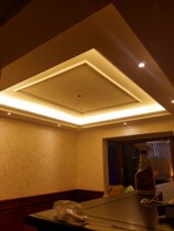  Ultra-bright LED lights with long strips of 180 lamp beads living room ceiling double row three-color dimming outdoor waterproof 220v