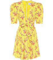  2021 LES REVERIES FLORAL COTTON POPLIN MINI-DRESS WOMAN DRESS