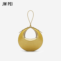 JW PEI bag 2021 new fashion small round bag female Rantan net red crocodile pattern fashion handbag 3S03