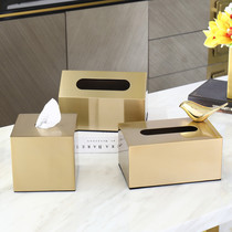 Nordic ins tissue box ornaments Household living room coffee table Creative luxury paper box Restaurant paper box jewelry