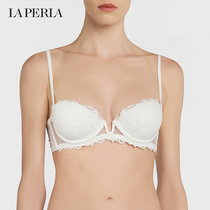 (Autumn Winter) LA PERLA womens underwear RUGIADA small chest gathers lace detachable shoulder strap bra
