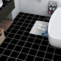 Floor sticker self-adhesive decoration ground kitchen bathroom toilet toilet waterproof anti-slip abrasion resistant home tile sticker