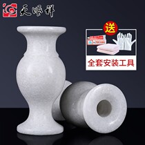 Natural Han White Jade Vase Graveyard Former Pendulum Pieces Stone Sculpture Vase Lower Burial Sacrificial Sweep Tombs Funeral Supplies Free Mail