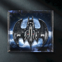 Suitable for LEGO 76161 batwing fighter building blocks photo frame transparent acrylic display box storage frame customization
