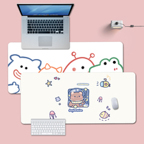 Cartoon oversized mouse pad laptop pad desk pad writing student desk pad office keyboard pad custom table pad simple ins Wind keyboard desktop pad Company pattern can be customized