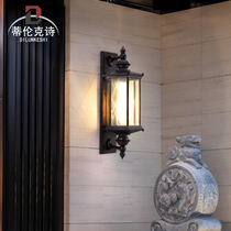 Doorway light New Chinese garden Courtyard Villa outdoor aisle Large doorway hanging lamp waterproof retro led wall lamp