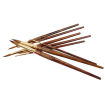 Spanish ESCODA pen Emperor mink hair round head hand carved long pen watercolor pen 1230 Hook pen