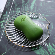 Nordic Glass Sketching Soap Case Soap Case Soap Rack Tosoap Dish Minimalist Fashion Toilet set bathroom