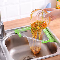Kitchen filter leftovers soup water triangular drainage net disposable anti-clogging filter pool garbage filter explosion model