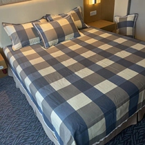 Gillerman pure cotton old coarse cloth summer cool mat bed soft mat bed linen three sets summer machine washable 1 8 m