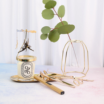 Fragrance Aromatherapy candle candle extinguishing special tools USB charging igniter Three-piece set Hook cover scissors tray