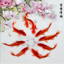 Handmade embroidery finished living room decoration hanging painting new Chinese silk embroidery master more than year after year