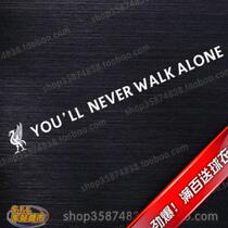 ALONENEVER CAR Liverpool Ll  CAR Sticker YOU1403WALK Sticker Reflective