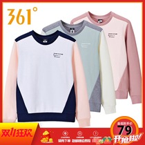 361 Degree Womens pullover 2020 Spring New stitching sports sweater 361 long sleeve pullover sweater womens top