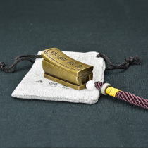 Folk antiques bronze promotion copper coffin desktop small ornaments play small pieces of ancient bronze casting collection