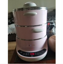 Bear electric steamer DZG-D40A1 multi-functional household 304 stainless steel electric heating pot cooking double-layer dormitory electric cooker