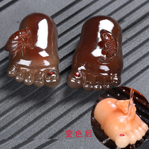 Colour-changing tea spotting piece small footed boutique can raise tea bug tea tea table tea tray Tea Tray Ornament Tea Playful