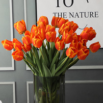 Modern dining table tulip flower indoor pot simulation flower simulation flower simulation flower simulation flower