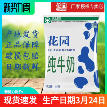 Xinjiang specialty Shihe Garden pure milk Lileon pillow normal temperature full - fat nutritional breakfast pack 200mlx20 bag