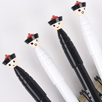 Free mail gold million years of gel pen I say 0 38 full needle tube pure black student water pen 0 38 Pull cap gel pen