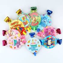Childrens birthday party supplies birthday blowing dragon blowing whistle cheerleading birthday party supplies New Year toys