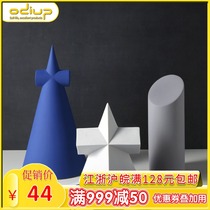 Porcelain living room entrance Creative simple model room Art decoration Home decoration ornaments Nordic ins pottery geometry