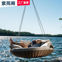 Nordic Outdoor Creative Net Red Bed Outdoor Terrace Villa ProtomsHostel terrace Nest Bed