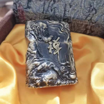 ZIPPO heavy armor kerosene lighter brass copper Dharma ancestor 3D relief gift art collection
