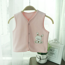 Kang Xiner Spring and Autumn Cotton A Standard Baby Double Vest Men and Women Baby Vest Mat Coat Newborn Summer Canter 811