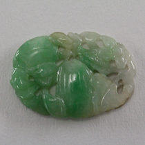 Natural ジ ダ ダ ト J Jadeite ヒ ス イ 21 162ct Through Kashi Flower Sculpture 32x22mm