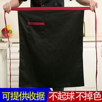 Chef apron half-length mens apron milk tea shop waiter kitchen work clothes waist custom coffee shop apron