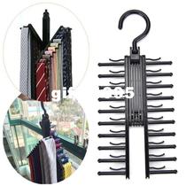 Adjustable 360 Degree Rotating Tie Rack Belt Scarf Neckties