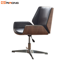 Rirong office boss chair simple solid wood leather back office chair large chair computer chair ode to joy chair