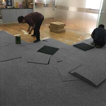 Plush carpet bedroom full room splicing square mat tatami can be cut soundproof floating window mat