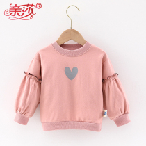 Autumn new childrens sweater girls autumn coat women Baby children autumn pullover long sleeve base shirt