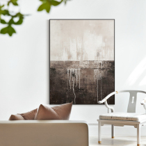LWD ART original hand-painted) Wabi-sabi wabisabi decorative painting Entrance aisle hanging painting Oil painting living room abstract