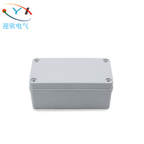 160 80 70 Outdoor waterproof junction box sealed plastic breakout surface-mounted switch button bottom box ABS cable box