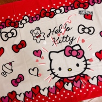 Hello kitty cute teenage girl bath towels.