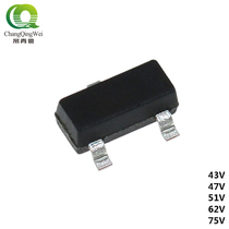 50) Zener diode SOT-23 43V 47V 51V 62V 75V SMD power 225mW