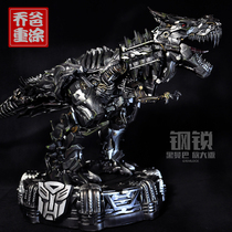 Joe Dad re-painted LS05 Transformers movie alloy enlarged version of the cable foundry to send small Optimus Prime