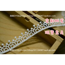 Hot sale handmade diy clothing accessories curtain dress milk silk Barbie doll lace lace width about 1cm