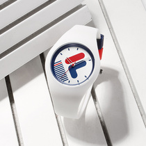 (Exclusive) FILA FILA FILA Phila watch color men and women couple simple waterproof niche silicone watch 6082