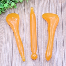 Beeswax small face scraping resin pull tendon stick Eye point pen point massage stick Facial beauty scraping plate Shu tendon stick