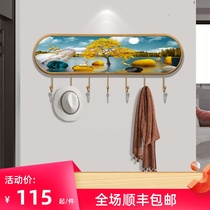 Modern creative living room porch simple household metal coat hook wall wall hanging living room large door rear coat hook