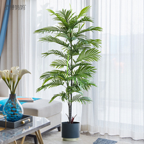 Roman Mom Indoor Emulation Plant Iron Rod Brown Sunflower Tree Living Room Genguan Floor Bionic Green Plant Decoration Pendulum