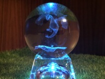 Pokémon Pokemon 3d Crystal Elf Ball Poseidon Rochia orpery model peripheral birthday gift