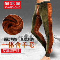 Warm pants mens padded velvet pants pants pants pants tight leggings size cotton pants winter autumn pants tide